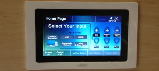 Lectern Touchscreen